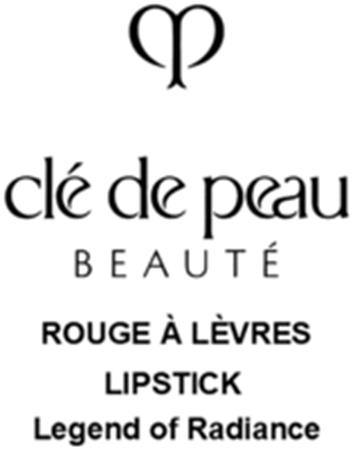 clé de peau BEAUTÉ ROUGE À LÈVRES LIPSTICK Legend of Radiance trademark