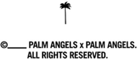 PALM ANGELS x PALM ANGELS. ALL RIGHTS RESERVED. trademark