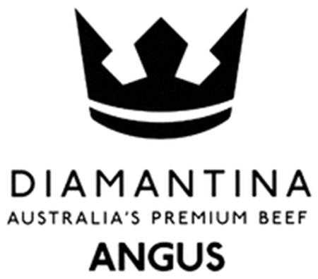 DIAMANTINA AUSTRALIA'S PREMIUM BEEF ANGUS trademark