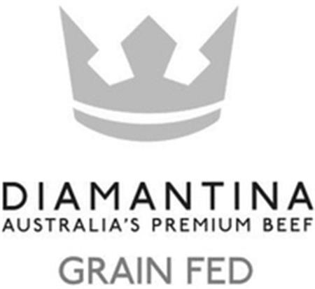 DIAMANTINA AUSTRALIA'S PREMIUM BEEF GRAIN FED trademark