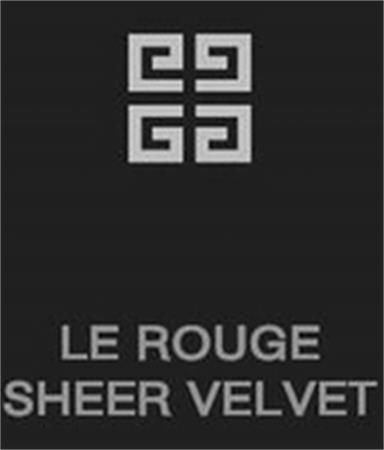 LE ROUGE SHEER VELVET trademark