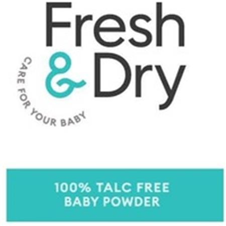 Fresh & Dry CARE FOR YOUR BABY 100% TALC FREE BABY POWDER trademark