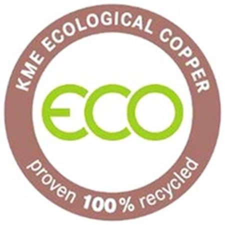 KME ECOLOGICAL COPPER ECO proven 100% recycled trademark