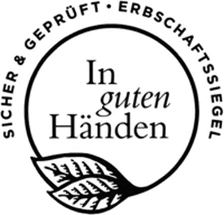 In guten Händen SICHER & GEPRÜFT · ERBSCHAFTSSIEGEL trademark