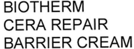 BIOTHERM CERA REPAIR BARRIER CREAM trademark