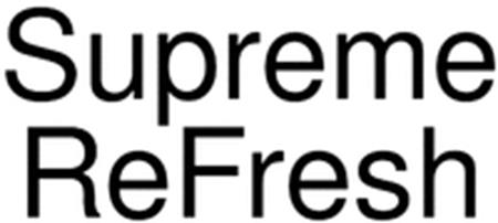 Supreme ReFresh trademark