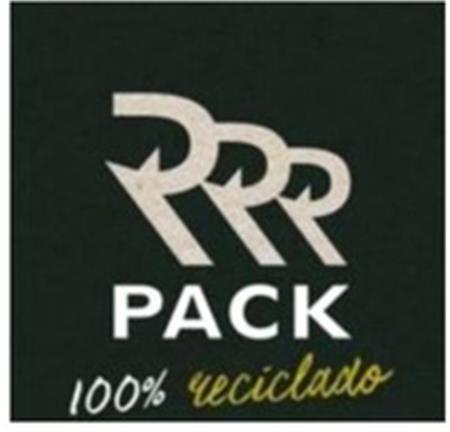 RRR PACK 100% reciclado trademark