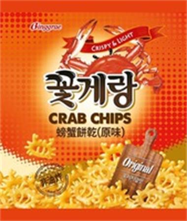 Binggrae CRAB CHIPS CRISPY & LIGHT Original Non Fried Baked Snack trademark