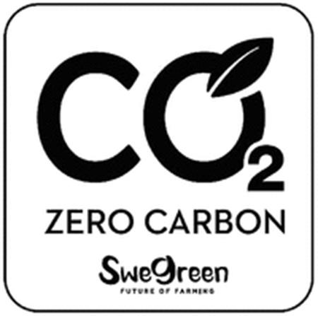 CO2 ZERO CARBON SweGreen FUTURE OF FARMING trademark