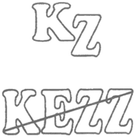 KZ KEZZ trademark