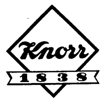 Knorr 1838 trademark