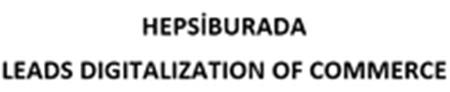 HEPSIBURADA LEADS DIGITALIZATION OF COMMERCE trademark