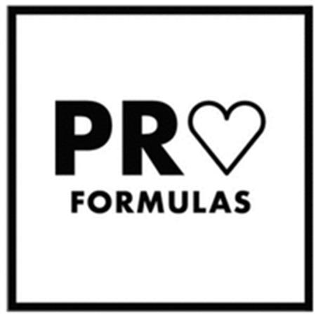 PR FORMULAS trademark