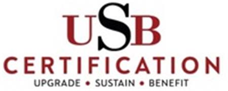 USB CERTIFICATION UPGRADE SUSTAIN BENEFIT trademark