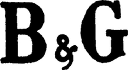 B & G trademark