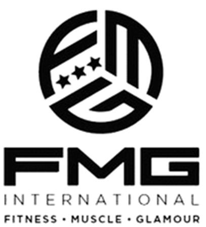 FMG FMG INTERNATIONAL FITNESS MUSCLE GLAMOUR trademark