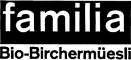 familia Bio-Birchermüesli trademark