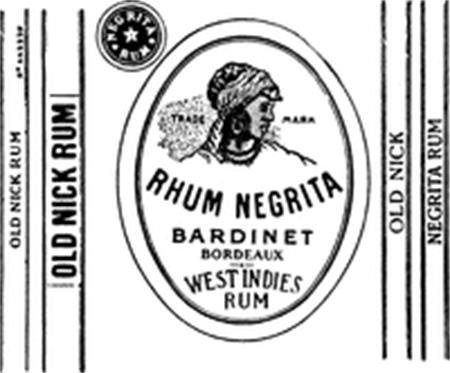 RHUM NEGRITA BARDINET trademark