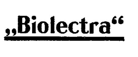 "Biolectra" trademark