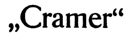 "Cramer" trademark