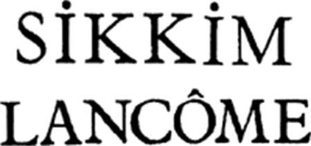 SIKKIM LANCÔME trademark