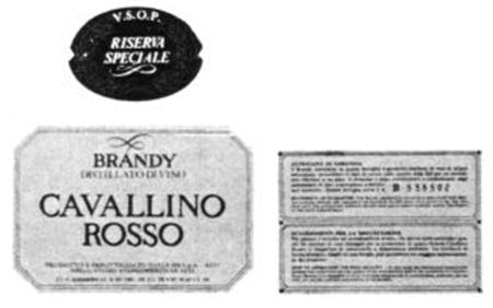 BRANDY CAVALLINO ROSSO RISERVA SPECIALE trademark