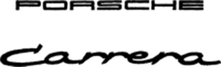 PORSCHE Carrera trademark