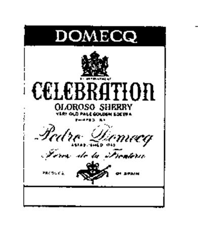 DOMECQ CELEBRATION trademark