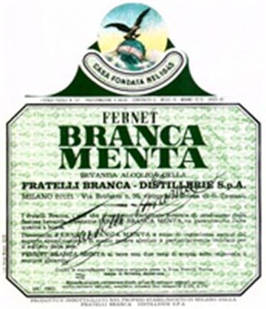 FERNET BRANCA MENTA trademark