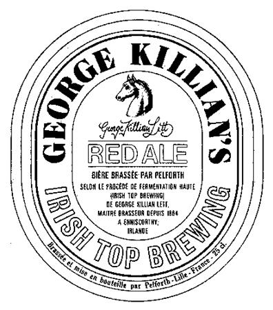 GEORGE KILLIAN'S REDALE IRISH TOP BREWING trademark