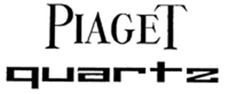 PIAGET quartz trademark