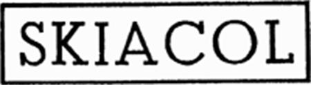 SKIACOL trademark