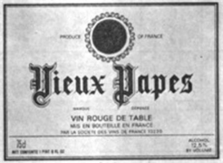 Vieux Papes trademark