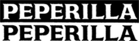 PEPERILLA trademark