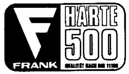 F FRANK HÄRTE 500 trademark