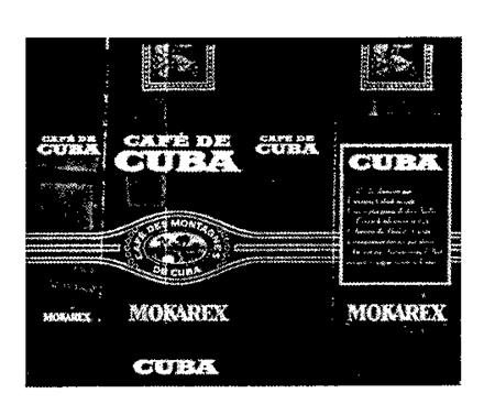 MOKAREX CAFE DE CUBA trademark