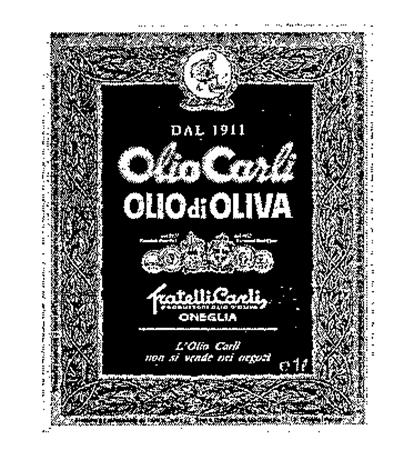 Olio Carli OLIO di OLIVA trademark