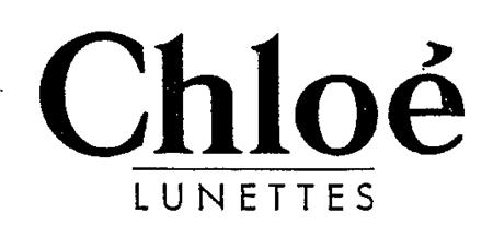 Chloé LUNETTES trademark