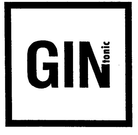 GIN tonic trademark