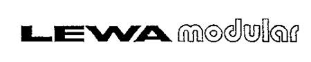 LEWA modular trademark