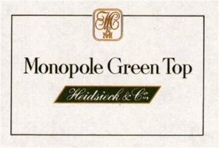 Monopole Green Top Heidsieck & Co. trademark