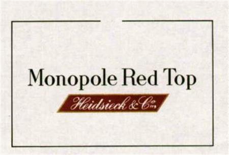 Monopole Red Top Heidsieck & Co. trademark