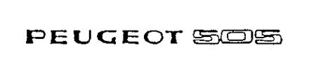 PEUGEOT 505 trademark