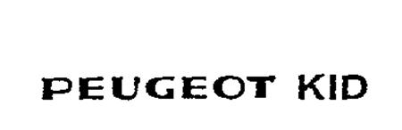 PEUGEOT KID trademark