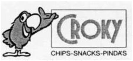 CROKY CHIPS-SNACKS-PINDA'S trademark