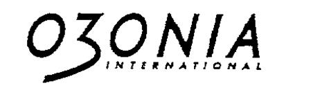 OZONIA INTERNATIONAL trademark