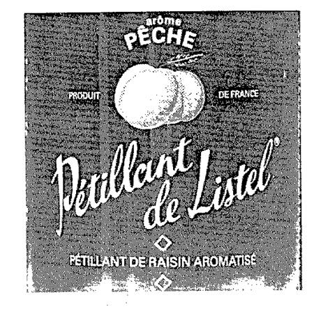 Pétillant de Listel arôme PÊCHE trademark