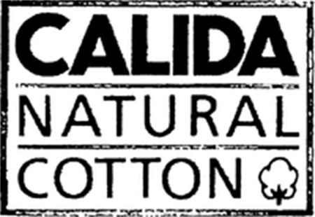 CALIDA NATURAL COTTON trademark