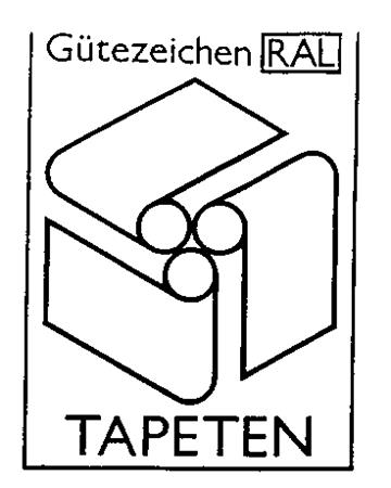 Gütezeichen RAL TAPETEN trademark