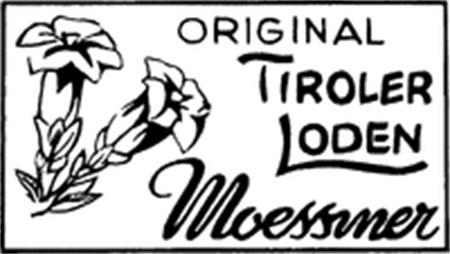 ORIGINAL TIROLER LODEN Moessmer trademark